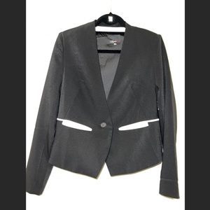 Sugar Lips Cropped Black Blazer Size M